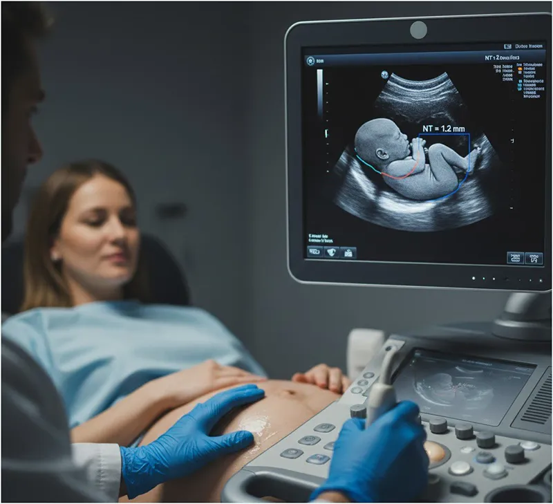 سونوگرافی ضخامت پشت گردن جنین