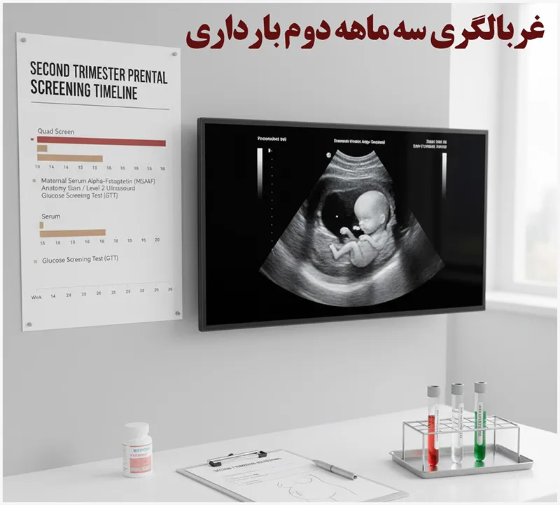 غربالگری سه ماهه دوم بارداری