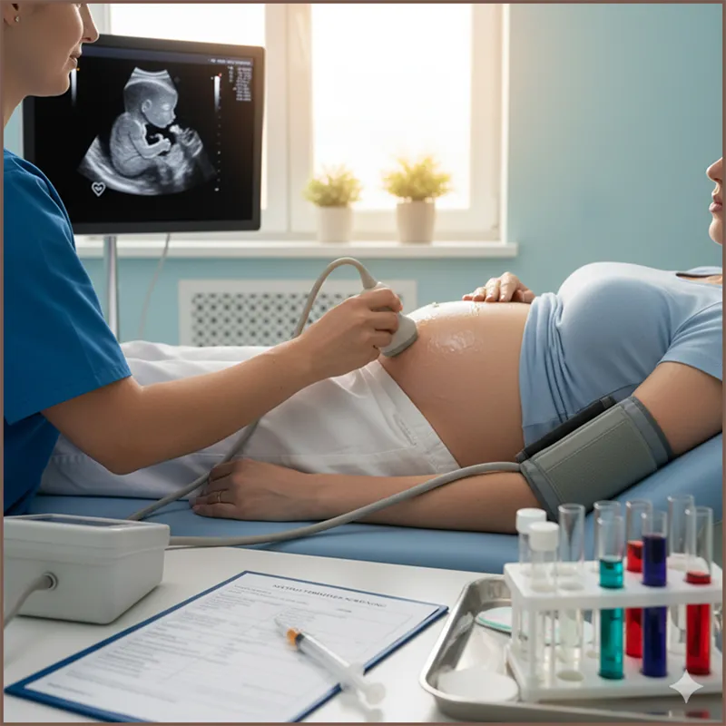 روش عملکرد غربالگری سه ماهه دوم بارداری