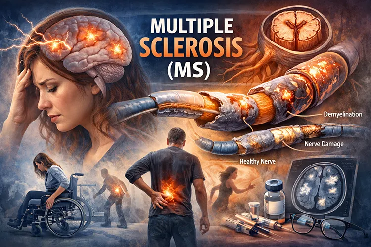 بیماری ام اس (MS): علائم، تشخیص، آزمایش و درمان