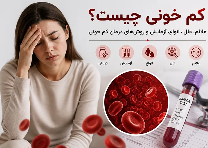 کم خونی چیست؟ علائم، علت، تشخیص، درمان و راه های پیشگیری